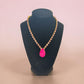 TOVA Melinda Necklace – Electric Pink