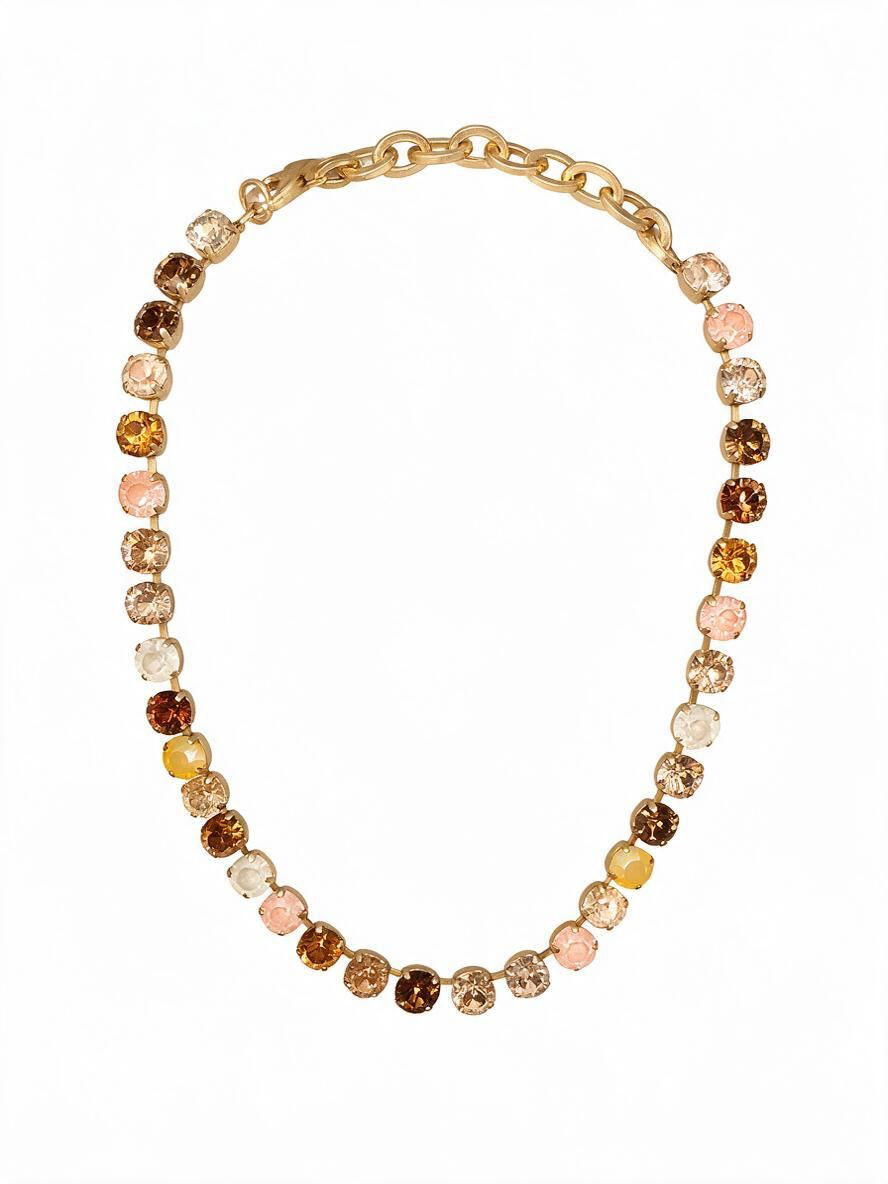 TOVA Oakland Necklace – Custom Neutral Mix in Gold ✨