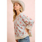 BiBi Coastal Lobster Waffle Knit Pullover