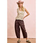WASHED TERRY PANTS WITH POCKETS