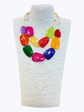 Acrylic Double Strand Short Necklace