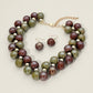Chunky Bubble Beaded Statement Necklace