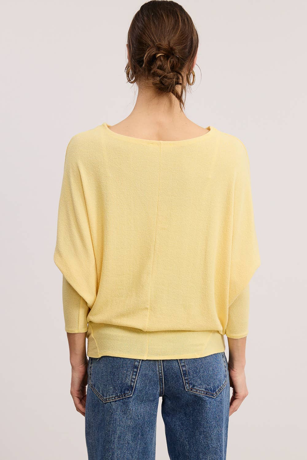 Signature Crepe Hacci Essential Dolman Top