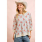 BiBi Coastal Lobster Waffle Knit Pullover