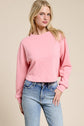 Open-Back Wrap Tie Crewneck