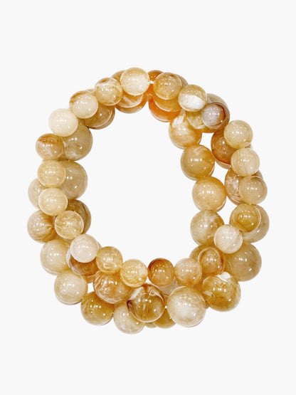 Multi Strand Acrylic Bubble Bead Bracelet