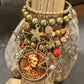 In God We Trust Golden Charm'd Bracelet Set