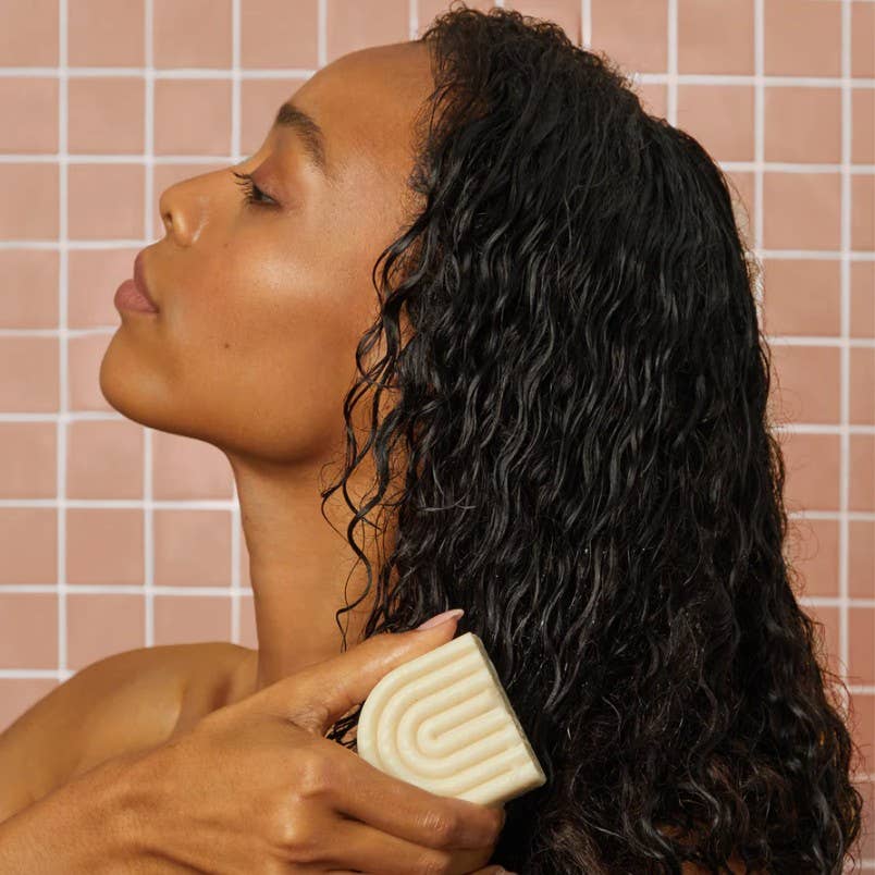 Coconut Oil Shampoo & Conditioner Bar Combo for Dry Damaged Hair
