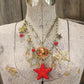 In God We Trust Golden Charm'd Necklace