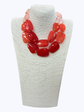 Acrylic Double Strand Short Necklace