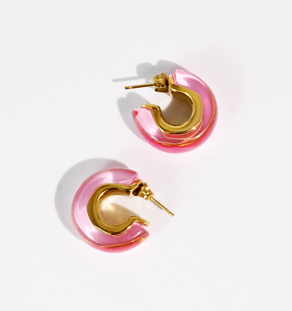 Candy Pink Hoop