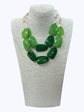 Acrylic Double Strand Short Necklace