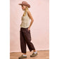 WASHED TERRY PANTS WITH POCKETS