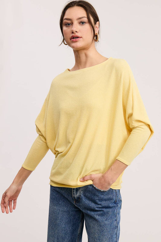 Signature Crepe Hacci Essential Dolman Top