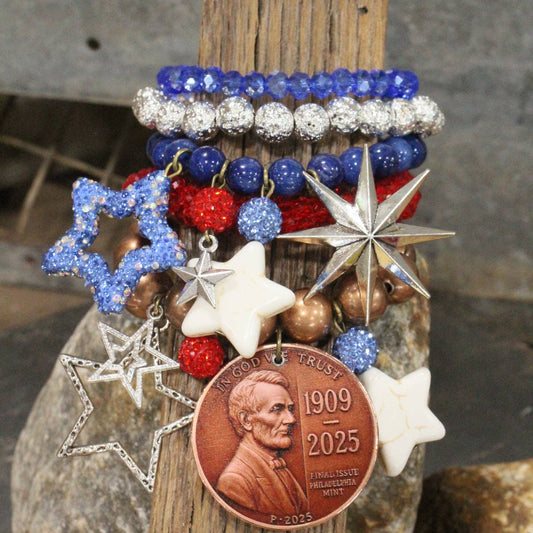 Honest Abe & His Cherries Charm'd Bracelet Set